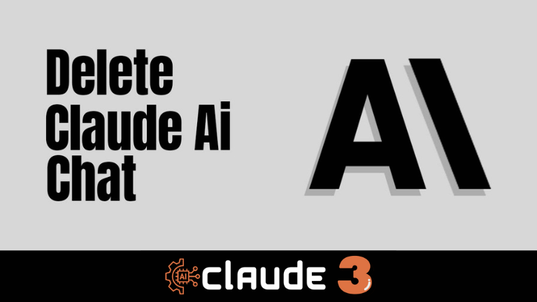 How to Delete Claude 3 AI History