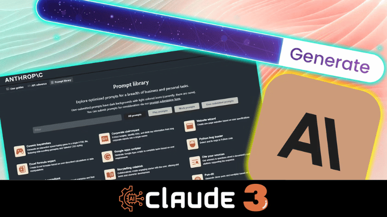 How to Use Anthropic's New Claude 3 AI Prompt Store