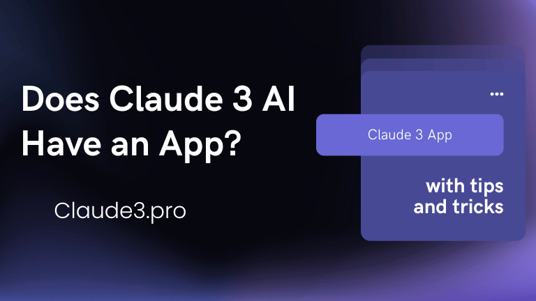 Does Claude 3 AI Have an App