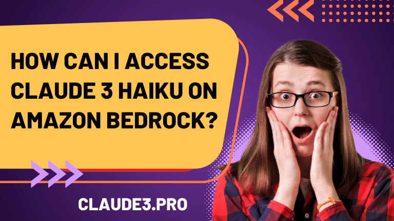 How can I access Claude 3 Haiku on Amazon Bedrock