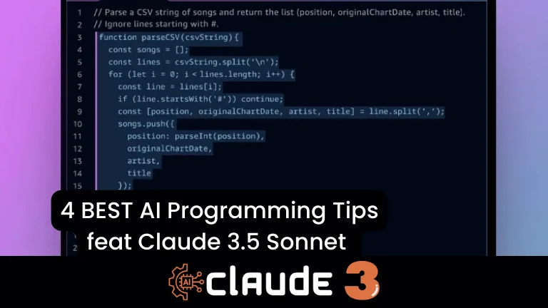 4 BEST AI Programming Tips feat Claude 3.5 Sonnet4 BEST AI 